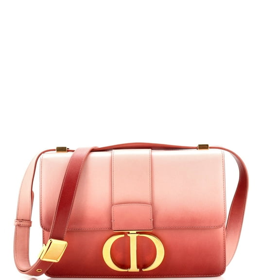 Pre-Owned 30 Montaigne Flap Bag Gradient Leather By Rebag