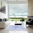 thumbnail image 7 of Ahgly Company Machine Washable Indoor Rectangle Transitional Lavender Blue Area Rugs, 5' x 7', 7 of 7