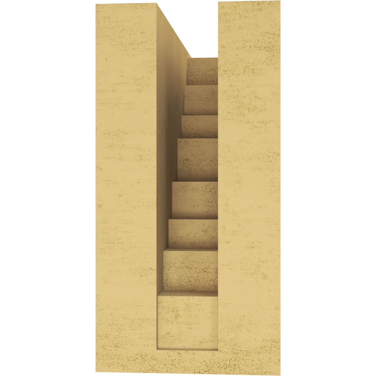 3"W x 6"D x 6"H Classic Landon Rough Cedar Woodgrain TimberThane Corbel, Primed Tan