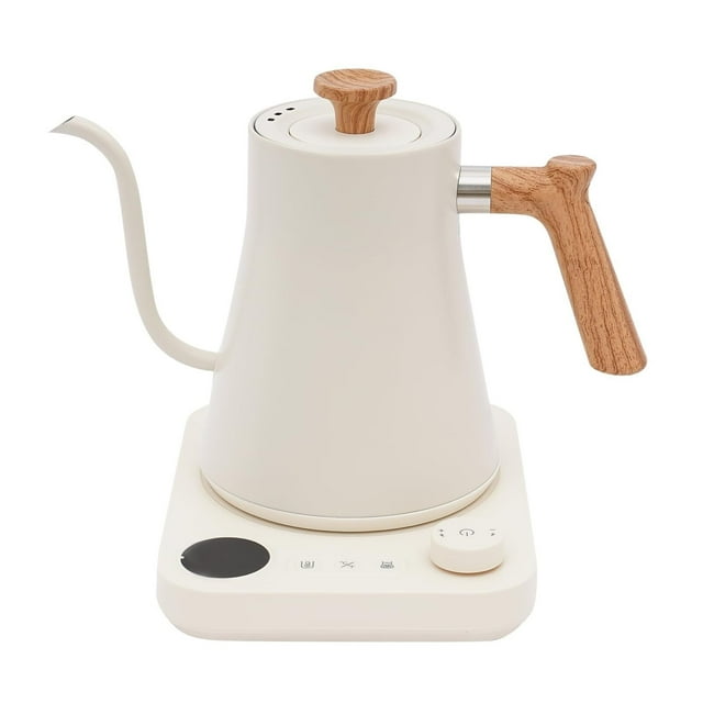 Gooseneck Electric Kettle with Stainless Steel Inner, 113-212 temperature adjusted,Quick Heating