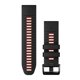 thumbnail image 1 of Correa Para Reloj Garmin Quickfit De 26 Mm - Correa De Silicona Negra/Roja Llama, 1 of 1