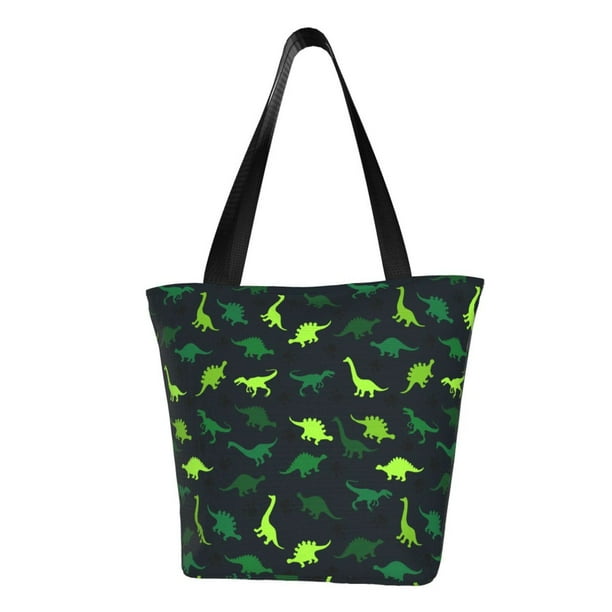 Easygdp Dinosaurs Bolso de Hombro para Mujer, Bolso Bandolera y Cartera de Mano Elegante para Uso Diario