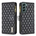 thumbnail image 1 of Feishell for Samsung Galaxy S23 Plus Zipper Wallet Phone Case,for Women Men,Luxury PU Leather Cover with 9 Credit Card Slots Magnetic Clasp Flip Holder Protective Case with Wrist Strap,Black, 1 of 10