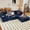 Blue, variant on LUCKHAO 96-inch Modern Cloud Couch Chaise Modular Sofa in Corduroy, No Assembly Required