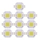 thumbnail image 1 of 10 piezas 10W LED SMD Chip COB DC 9‑10V para lámpara de luz de inundación Bombilla de perlas de alta potencia Blanco frío, 1 of 15