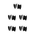 thumbnail image 2 of maskred 1/2/3/5 4Pcs/Set Autocollant de Porte de Voiture en Fibre de Carbone Couverture Résistante aux Rayures Poignée Automatique Noir 5PCS, 2 of 6