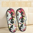 thumbnail image 3 of Danganronpa Monokuma Furry Slippers For Men Women Fuzzy House Slippers Winter Anti-Slip Indoor And Outdoor Slip On Shoes Medium, 3 of 8
