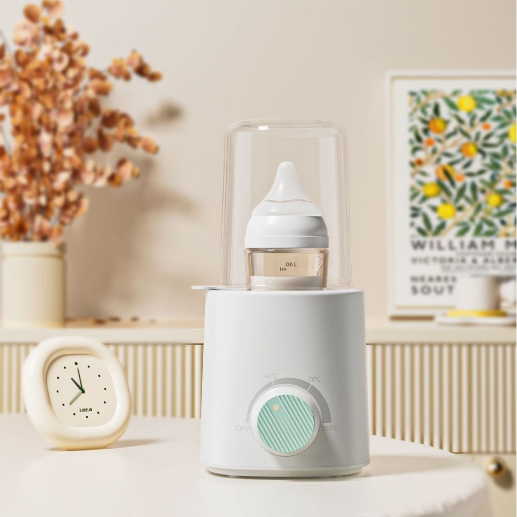Baby Bottle Warmer, Bottle Warmer, Baby Defrost Warmer&Rapid Food Heater for Breastmilk and Formula, Precise Temperature Control, Fit All Baby Bottles