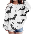 thumbnail image 3 of Piuwrlz Girls Halloween Pattern Sweatshirts Kids No Hat Hoodies Long Sleeve Pullover Multicolor Size 2-3 T, 3 of 5