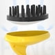 thumbnail image 4 of Ounissouiy Cepillo para champú, masajeador para cabeza de cuero cabelludo, pequeño, cómodo, multiusos, ahorro de tiempo, depurador Juegos de accesorios de baño Amarillo, 4 of 6