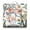 White-446, variant on Retro Floor Cushion 22x22 Inch Square Dutch Velvet Pillow, Vintage Aesthetic, Lightweight for Meditation & Balcony Relaxation
