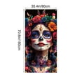 thumbnail image 3 of Día de Muertos Door Cover Day of The Dead Decoration for Holiday Decor, Decorative Banner for Front Door or Wall, Easy to Hang Festival Party Decoration with Vibrant Designs(B), 3 of 6
