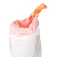 Husky 18 Gal Exp Drawstring 50 Ct White Compactor Bag