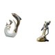 thumbnail image 5 of escultura blanca plateada,Estatua de delfín de cerámica,escultura blanca plateada,Estatua de dama,Estatua de mujer tribal africana hecha a mano,artesanías de cafetería,Adorno de resina, 5 of 8