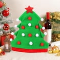 thumbnail image 4 of Festive Christmas Tree Hat for Adults & Kids - Soft Fabric Holiday Party Hat with 3D Design,Lightweight Xmas Decoration for Christmas Day,Santa Party,and Holiday Gatherings, 4 of 6