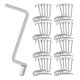 thumbnail image 1 of Fence Wire Tightener Tool with 1 Tighteners Handle Fence Wire Tensioner Steel Fence Stretcher Tool 31 Pieces, 1 of 5