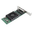 thumbnail image 1 of PCI Express  Card, Flexible Slot Interface PCIE X4  Card 8 LED Indicators 4 Port Stable  for Industrial Grade Applications, 1 of 7