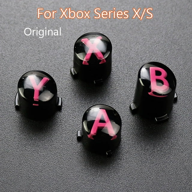 For Xbox Series X S Controller Replacement ABXY Buttons Kit For XBox One Elite Slim Gamepad Repair Part XSX Pink