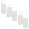 thumbnail image 2 of GOOHOCHY 5 bolsas para vino de hielo, portátiles, plegables y transparentes, con asa, para fiestas al aire libre, champán, cerveza fría, vino blanco y bebidas frías., 2 of 8