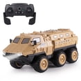 thumbnail image 1 of 9510E RC Military Truck 1:16 6WD 2.4GHz Army Truck High Speed 30KM / H RC Car RTR Coche Regalo para Eccomum Amarillo, 1 of 7