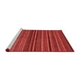 thumbnail image 2 of Ahgly Company Machine Washable Indoor Square Abstract Red Modern Area Rugs, 7' Square, 2 of 4