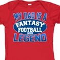 thumbnail image 4 of Inktastic My Dad is a Fantasy Football Legend Boys or Girls Baby Bodysuit, 4 of 5