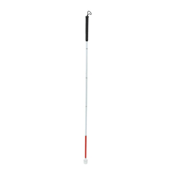 de caña ciega,Ciego stick ciego anciano ,Bastón de caña de caminar plegable caña ciega,Guía ciego palo de senderismo con discapacidad 5 Sección 119 cm