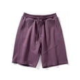 thumbnail image 2 of Gfyviroh Sweat Shorts for Men Cozy Solid Drawstring Lightweight Casual Shorts Pockets Summer Athleisure Shorts, 2 of 7