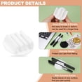 thumbnail image 3 of Uxcell 4Pcs Soporte de Silicona Adhesivo para Escritorio, Soportes Redondos para Lápices de 2 Ranuras, Clip para Marcadores, Blanco, 3 of 6