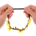 thumbnail image 4 of LOLIPPYY 10Ud Vincha Floral Ajustable Con Margaritas Amarillas Para Eventos Y Bodas, 4 of 8