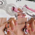 thumbnail image 4 of Vogacara Herramienta de de lentes de contacto Juego de varillas de pinzas Kit de removedor de insertador antiarañazos de viaje Cuidado de ojos Verde, 4 of 6