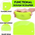 thumbnail image 6 of BPPEG 1 Pcs Hard Bench Scraper,Dough Scraper,Dough Cutter with Versatile Usage,Plastic Bench Scraper,Bowl Spatula,Kitchen Pastry Cutter Tool for Bread Dough Pastry Pizza Baking Cake, 6 of 7