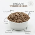 thumbnail image 3 of Pride Of India - Whole Brown Masur Lentils - Protein And Fiber Rich Masoor Whole, 1.5 Pound Jar, 3 of 7