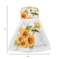 thumbnail image 3 of Tie Hand Towel Finch On Sunflower - Set of 2, 3 of 4