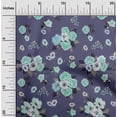 thumbnail image 1 of oneOone Cotton Poplin Purple Fabric Florals Sewing Craft Projects Fabric Prints By Yard 56 Inch Wide, 1 of 4