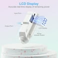 thumbnail image 5 of 5000mAh Battery Pack for Meta Quest 3S/3/Oculus Quest 2, Lightweight and Portable Headset Accessories Fast Charging LCD Display Battery, Extend Power Accessories for Extra 2H Playtime, 5 of 8