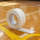 thumbnail image 1 of Cinta adhesiva para marcar pistas en rollo. Cinta de marcaje temporal para suelos, removible, de fibra adhesiva. Adecuada para gimnasios escolares y zonas de entrenamiento. Blanco, 1 of 8