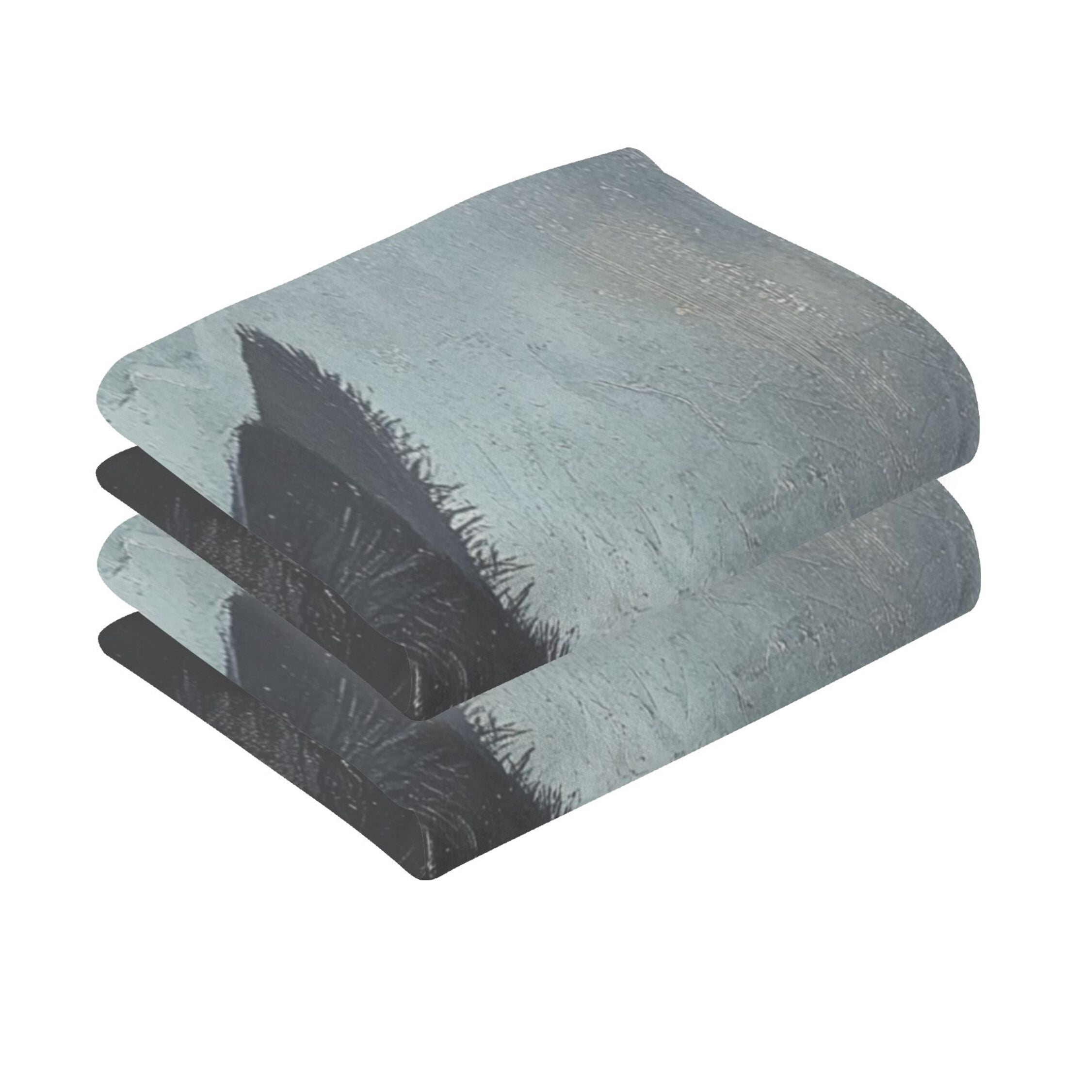 Cotton Towel Two-Piece 16x28 Inch One Sizex2 Face Towel Set Towel Set Cotton Hand Bath Towel Bathroom Beach Black Painting Cat