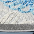 thumbnail image 5 of SAFAVIEH Cabana Aria Cream/Red 2'X8' Runner Indoor/Outdoor Area Rug Grey/Blue, 6'7" x 6'7" Round, 5 of 14