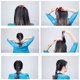 thumbnail image 3 of Herramientas de trenzado francés DIY para mujeres y niñas, 2 uds., esponja para peinar el cabello, Clip, herramientas de trenzado (rojo, azul) brillar Electrónica, 3 of 5