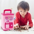 thumbnail image 2 of Safe Deposit Box Toys With Lights, Music And Key, Money Savings Box Mini ATM Coin Bank Toys Gifts For Chritmas, Birthday And Other Festival, 2 of 5
