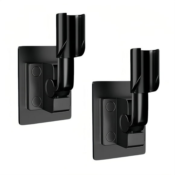 Soporte de cabezal de ducha ajustable autoadhesivo de 2 piezas Soporte de pared de ducha de mano
