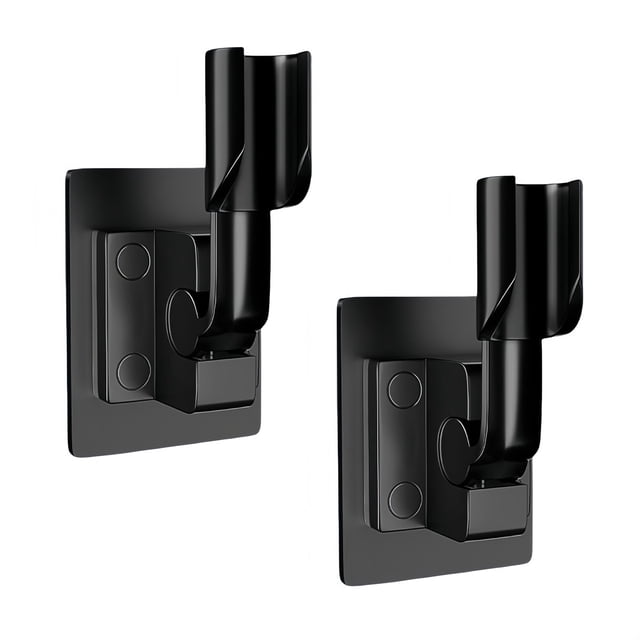 Soporte de cabezal de ducha ajustable autoadhesivo de 2 piezas Soporte de pared de ducha de mano