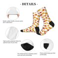 thumbnail image 4 of Pofeuu Maple Leaf Print Crew Socks, Adult Running Hiking Socks for Youth and Adult, 4 of 7