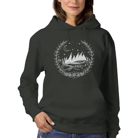 Sky Mountain Hoodie Women -GoatDeals Designs, Female XX-Large