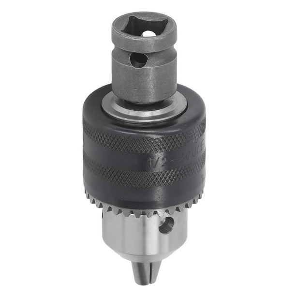 Taladro de ImpactO Chuck, Fácil Conversión A Prueba de Óxido Cromado 3 Taladro de Jaw Chuck Acero Con Alto Contenido de Carbono Con Llave de Aprieta Para Destornillador