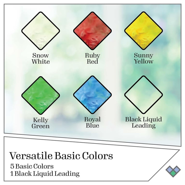 Gallery Glass Stained Glass Paint Basic Set, 6-Piece photo 2