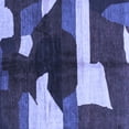 thumbnail image 1 of Ahgly Company Indoor Square Abstract Blue Modern Area Rugs, 5' Square, 1 of 4