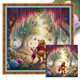 thumbnail image 1 of Hilo Algodón Ecológico Bordado Punto Cruz Winnie Bear 11CT 50x50cm, 1 of 9