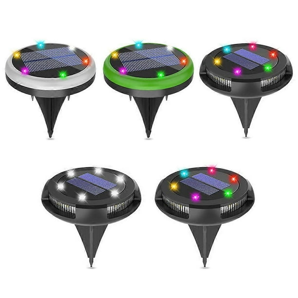 LED Solar Lights Outdoor Ground Lights Waterproof Garden Lights, Bright In-Ground Landscape Lighting for Lawn Patio Yard Walkway